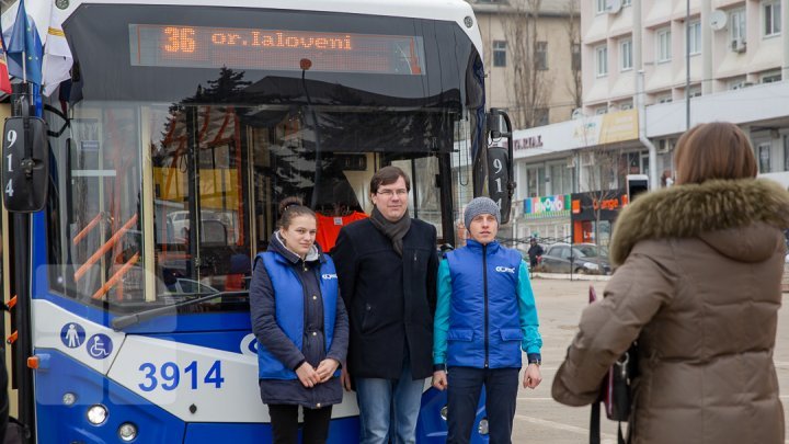 More trolleybuses no. 36 to reach Ialoveni 