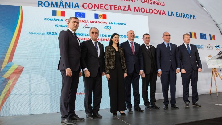 Romania connects Republic of Moldova to Europe. Ungheni-Chișinău gas pipeline construction inaugurated  