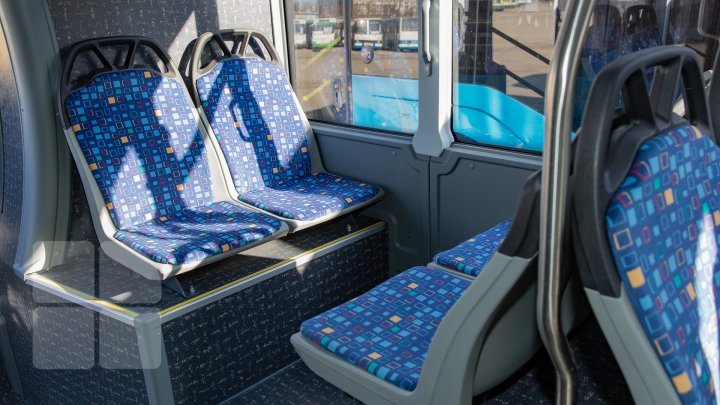 Photos of new air-conditioned buses purchased from Turkey 