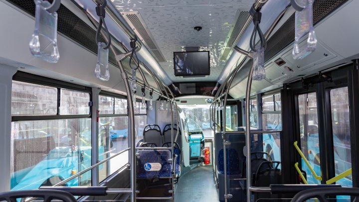 Photos of new air-conditioned buses purchased from Turkey 