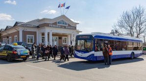 Good news for Bubuieci residents. Trolley line was installed in the village 
