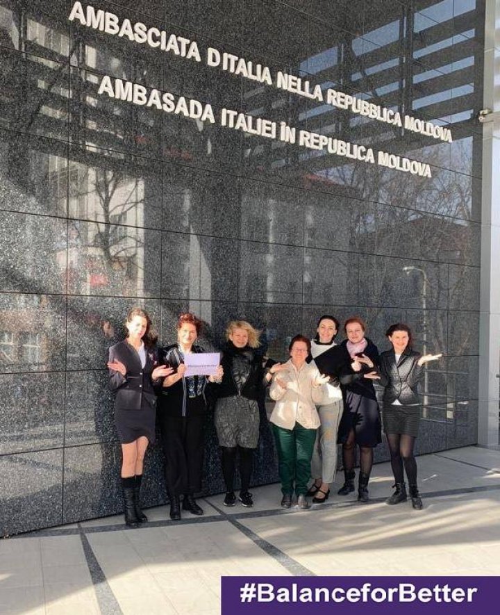 #BalanceForBetter campaign set off by Embassies and International Organizations in Moldova. Inspiring messages and though-provoking words for more gender-balanced world
