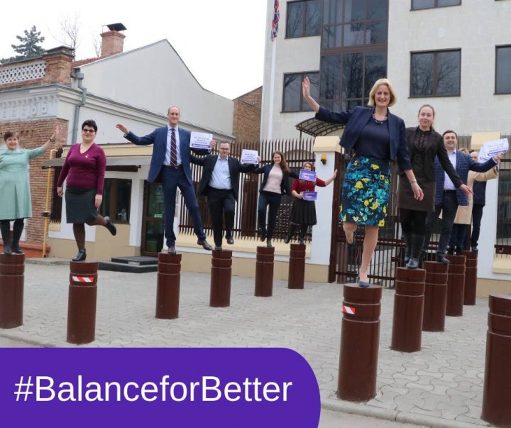 #BalanceForBetter campaign set off by Embassies and International Organizations in Moldova. Inspiring messages and though-provoking words for more gender-balanced world 