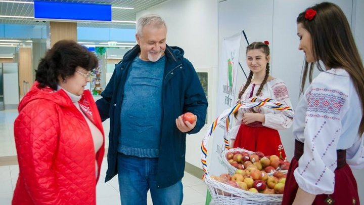 Modova Fruit company launched "Sweet Moldovan apple" at Chisinau International Airport