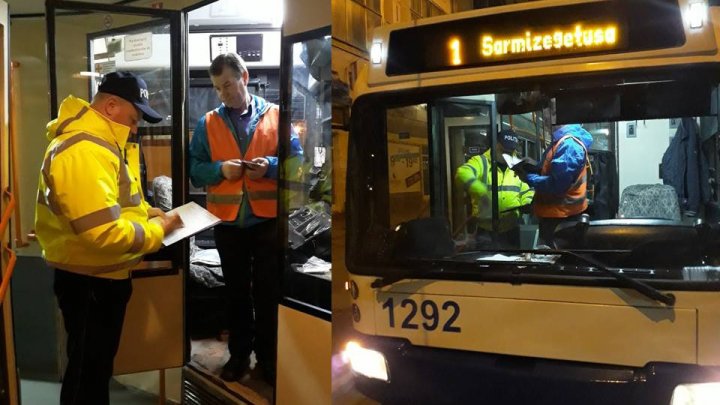 Checks carried out at trolleybus park in Buiucani sector of Chisinau