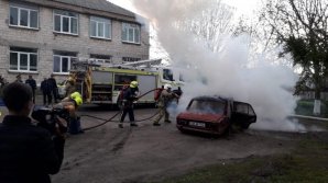 Alert for firefighters from Nisporeni. They simulated a massive earthquake