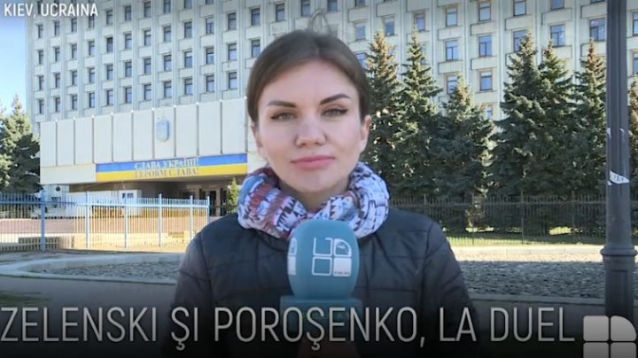 PUBLIKA TV live broadcasts Ukraine election. Oxana Bondar reporter and Mihail Iudin cameraman sent us information from Kiev 