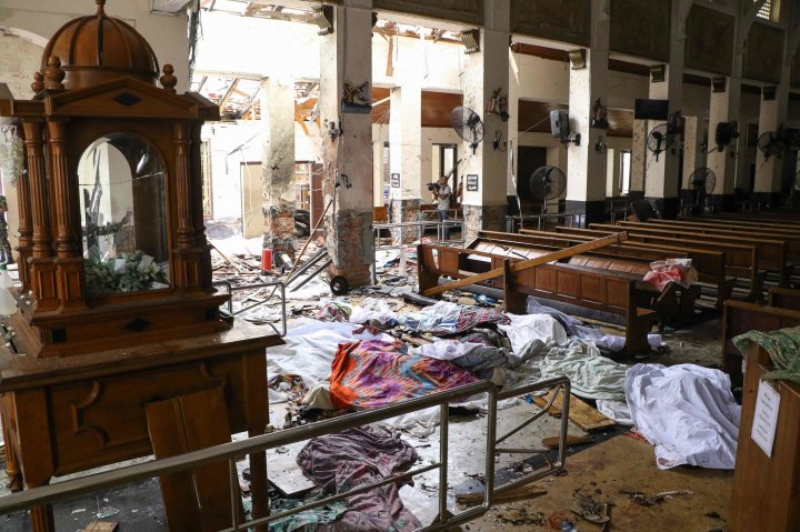 Sri Lanka bombings at churches and hotels said to kill almost 200