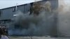 Seven fire trucks called to blaze at a shopping center in Balti (video)