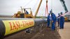 When is Ungheni - Chisinau gas pipeline construction set off?