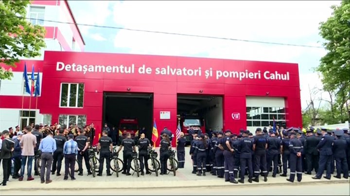 Cahul civil protection service's firemen and rescuers to work in modern conditions 