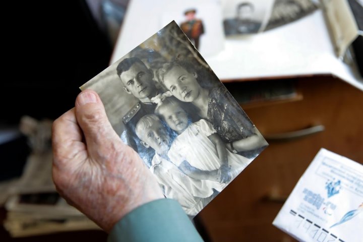 Centenarian russian veteran of World War II calls for peace on Victory Day