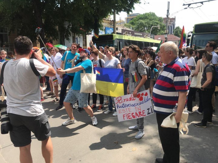 LGBT march takes place in Chisinau. Police provides public security (PHOTO/VIDEO)