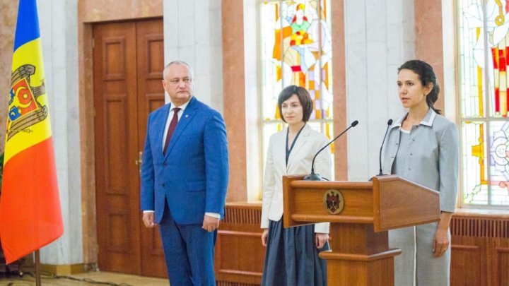 A new Minister every two weeks. Olesea Stamate has been invested into the function of Minister of Justice