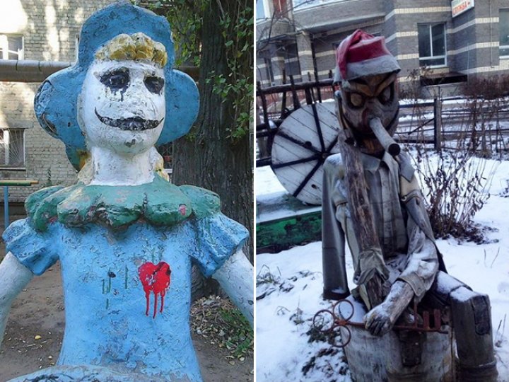 Extremely creepy Russian kids' playground (PHOTO GALLERY)