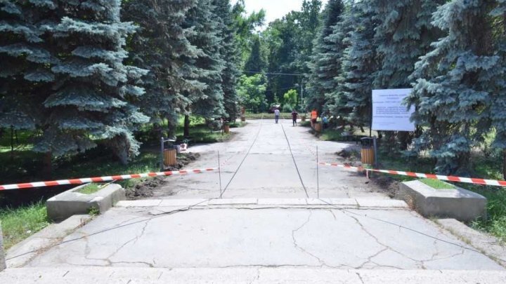 The renovation workings of the Alunelul Park of Buiucani sector of the Capital has started