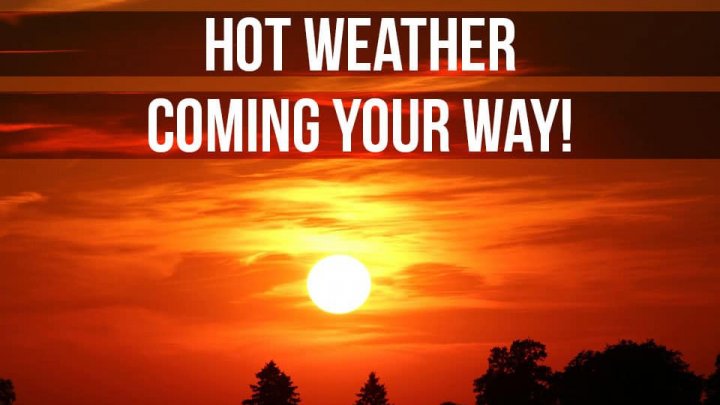 Hot weather is forecast for June 12, 2019.