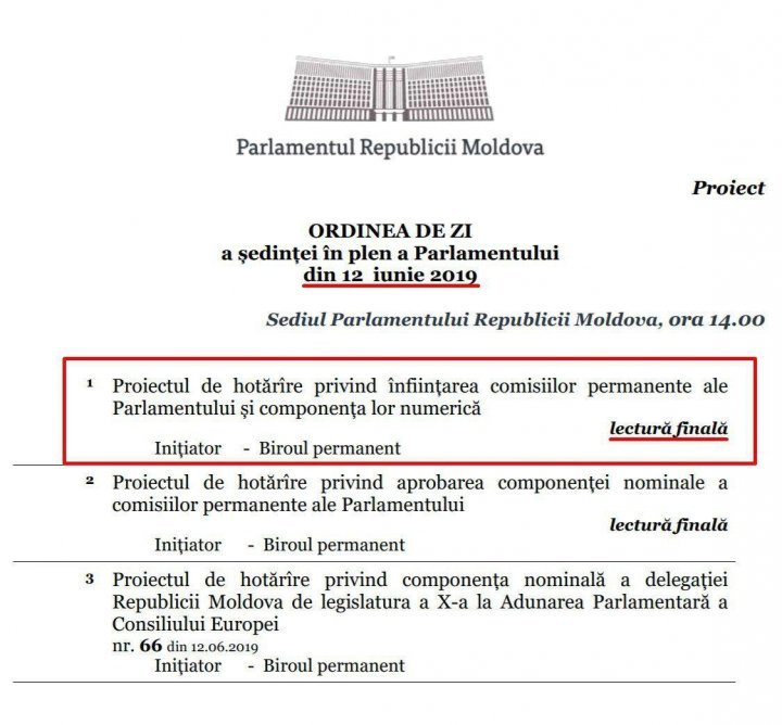 Parliament illegally voted some laws signed by parliamentary commission that wasn't existing 