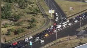 Maia Sandu's official motorcade blocked the Kiev yesterday. Zelenski had to apologize in front of his people (VIDEO)