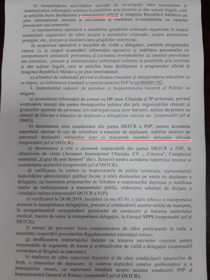 Was Russian Minister's visit to Moldova official? Check provision signed by GPI chief Gheorghe Balan