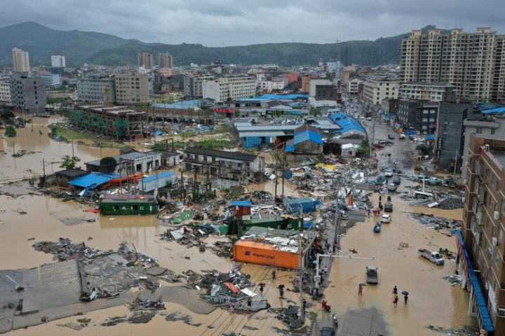 Deadly Typhoon Lekima kills dozens in China