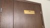 Names of Marina Tauber and Reghina Apostolova removed from their office door in Parliament 