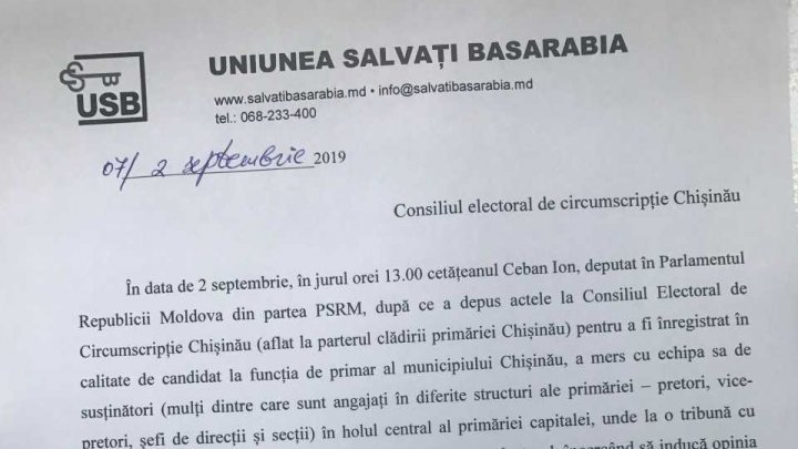 Ion Ceban accused of taking over Chisinau City Hall 