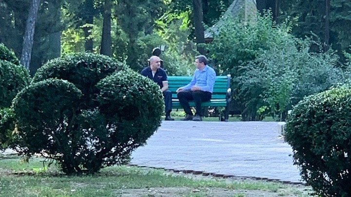 ACUM deputy Lilian Carp caught discussing with Moldovan Railway director in park 