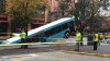 Big sinkhole swallows bus in US Pittsburgh Pennsylvania (video)