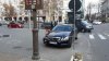 Car with diplomatic number seen parking irregularly on sidewalk in front of City Hall