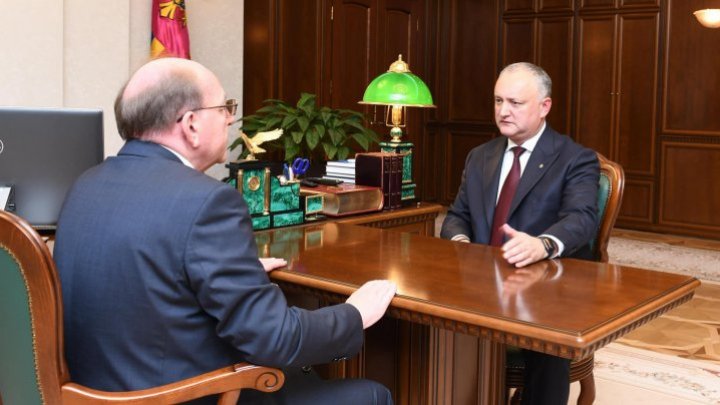 Moldova's political situation and governing alliance's outlook noted by President Dodon in meeting with accredited Ambassadors 