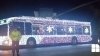 How shiny a Balti trolleybus becomes on Christmas Eve! 