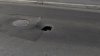 Watch out! Dangerous hole on Chisinau streets 