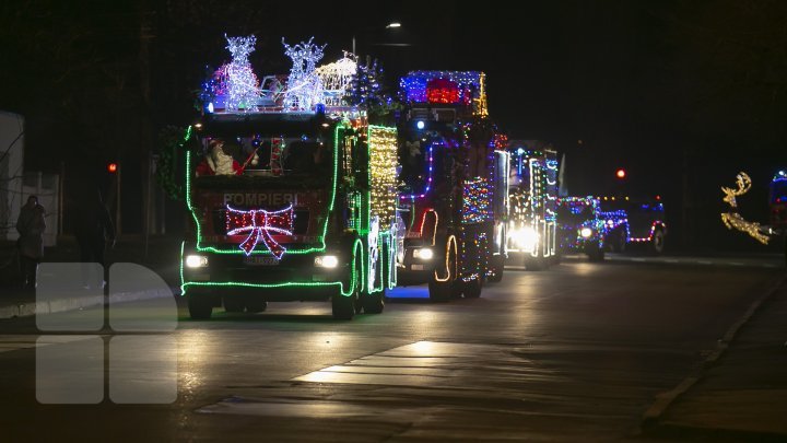 Christmas Caravan of Rescuers and Firefighters set off its journey (photo report)
