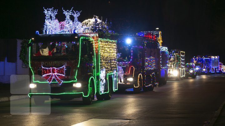 Christmas Caravan of Rescuers and Firefighters set off its journey (photo report)