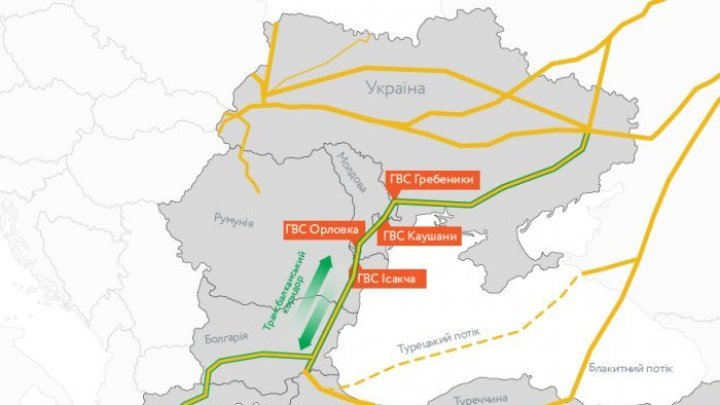 Ukraine and Romania sign a deal to allow gas supplies from Turkey and southern Europe to Moldova