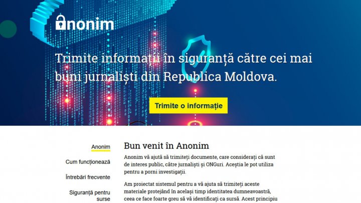 Moldovan people can now denounce cases of corruption, power abuse on ANONIM 