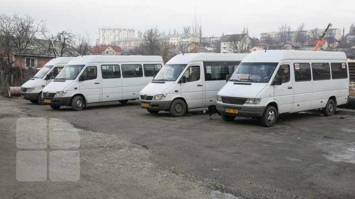 Dozens Chisinau minibuses on five lines out of service on Monday 