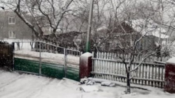 The long-awaited snowfall seen in the north of Moldova 