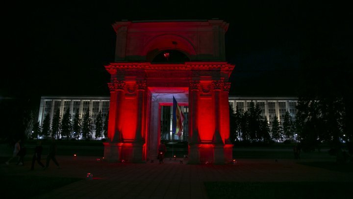 Chisinau night lights (photo reports)