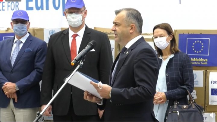 Moldova receives first batch of humanitarian aid provided by EU and WHO 