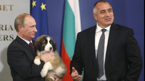 Vladimir Putin a primit cadou de la Boiko Borisov, un pui de câine ciobănesc 
