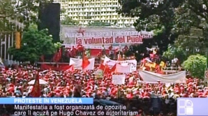 Mii de oameni au participat, duminică, la un protest antiguvernamental în Venezuela 