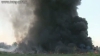 Incendiu într-o tabără de romi de la periferia Romei  VEZI VIDEO