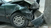 Accident în centrul Capitalei. S-a oprit într-un stâlp, după ce a accidentat două maşini parcate