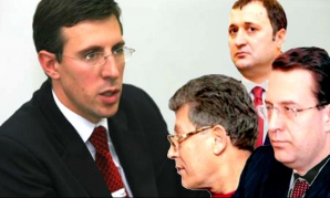 Spot electoral pentru Chirtoacă, cu Lupu, Ghimpu şi Filat