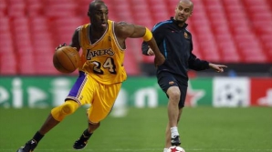 Kobe Bryant, Pep Guardiola şi alte vedete vor juca fotbal într-un meci caritabil