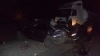 Exces de viteză FATAL: A ieşit pe contrasens şi a aterizat într-un camion