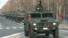 Pregătirile pentru paradă pe ultima sută de metri: Elicoptere, blindate şi maşini de poliţie au defilat astăzi în capitala României