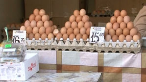  Ouăle s-au scumpit cu trei lei, la pieţele din Capitală